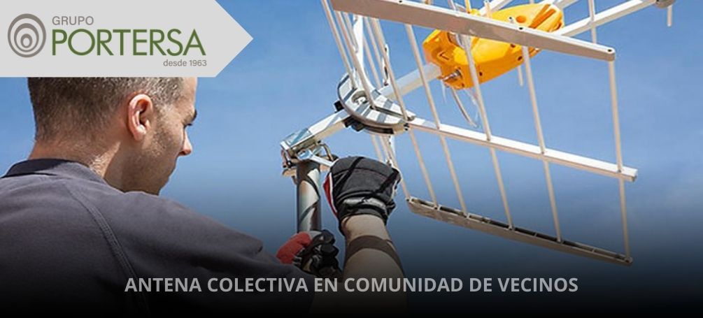 Antena colectiva en comunidad de vecinos